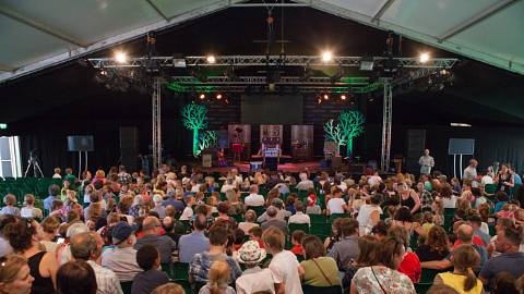 Hay Festival Green event audience