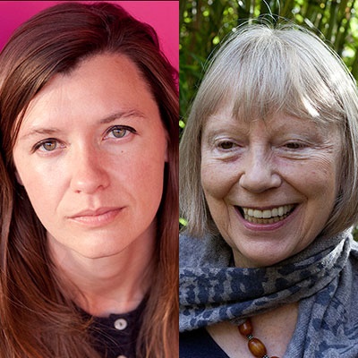 Escritoras Naomi Wood y Sheila Rowbotham