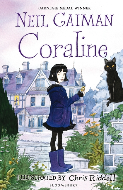 Coraline written by Neil Gaiman illustrated by Chris Riddell