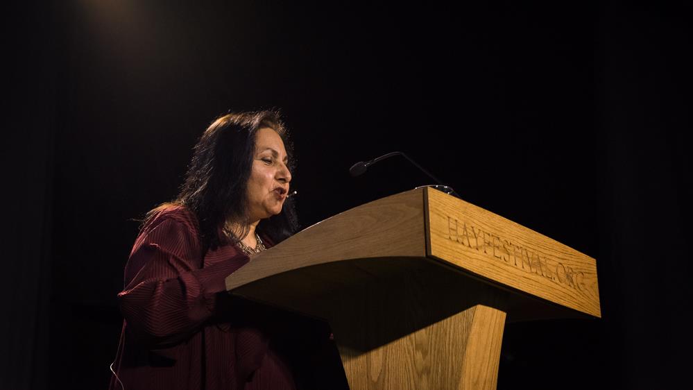 Hay Festival Wales The Power Of Poetry Imtiaz Dharker