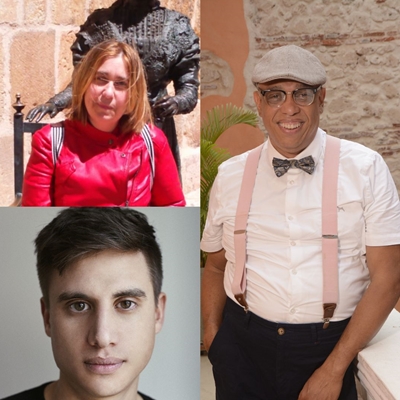 Carolina Aguado Serrano y Jesús Sanjurjo en conversación con Ricardo Chica Gelis