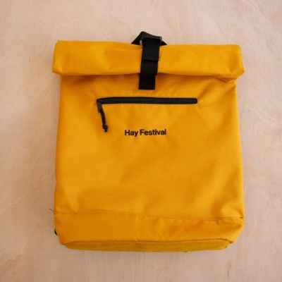 Hay Festival Recycled Roll-Top Backpack