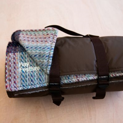 Hay Festival Recycled Picnic Rug Roll