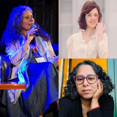 Natalia Sobrevilla and Irene Vallejo in conversation with Magally Alegre Henderson