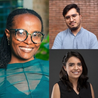 Linda Kamau in conversation with Enrique García Alcalá and Diana Hernández Linda Kamau in conversation with Enrique García Alcalá and Diana Hernández