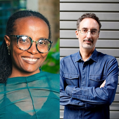 Linda Kamau in conversation with Andrea Rizzi Linda Kamau in conversation with Andrea Rizzi