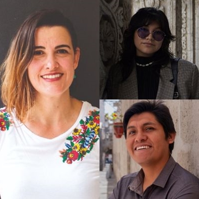 Alexandra Pareja y Olenka Soto Cárdenas en conversación con Ruhuan Huarca Llamoca Alexandra Pareja y Olenka Soto Cárdenas en conversación con Ruhuan Huarca Llamoca