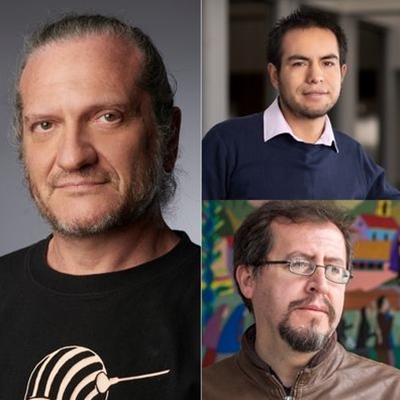 Dario Sztajnszrajber en conversación con Daniel Mitma y Jorge Jaime Valdez Dario Sztajnszrajber en conversación con Daniel Mitma y Jorge Jaime Valdez