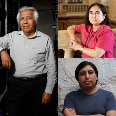 Carlos Chávez y Esther Cruces en conversación con Edward de Ybarra Carlos Chávez y Esther Cruces en conversación con Edward de Ybarra