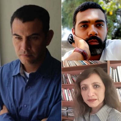 Carlos Enrique Freyre and Enmanuel Grau in conversation with Paola Donaire Carlos Enrique Freyre and Enmanuel Grau in conversation with Paola Donaire