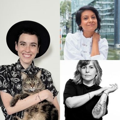 Melissa Siles, Yesenia Silva and Patricia Villanueva in conversation Melissa Siles, Yesenia Silva and Patricia Villanueva in conversation