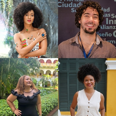 Pablo Muñoz, Laura Romero and Edna Liliana Valencia in conversation with Lidy Agámez Pablo Muñoz, Laura Romero and Edna Liliana Valencia in conversation with Lidy Agámez