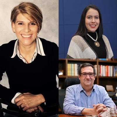 Marcela Meléndez and Andrea Otero in conversation with Adolfo Meisel Marcela Meléndez and Andrea Otero in conversation with Adolfo Meisel