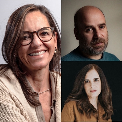 Mónica Acebedo and Javier Peña in conversation with Elisa Guerra Mónica Acebedo and Javier Peña in conversation with Elisa Guerra