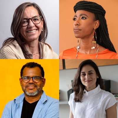 Mónica Acebedo, Javier Ortiz Cassiani and Chao Tayiana Maina in conversation with Alexandra Vives Mónica Acebedo, Javier Ortiz Cassiani and Chao Tayiana Maina in conversation with Alexandra Vives