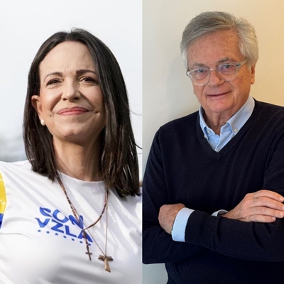 María Corina Machado in conversation with Moisés Naím María Corina Machado in conversation with Moisés Naím