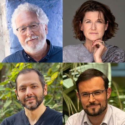 Héctor Abad Faciolince, Omar El Akkad and Janne Teller in conversation with José Manuel Acevedo Héctor Abad Faciolince, Omar El Akkad and Janne Teller in conversation with José Manuel Acevedo