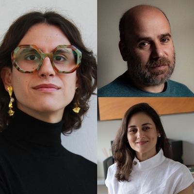 Fer Rivas and Javier Peña in conversation with Alexandra Vives Fer Rivas and Javier Peña in conversation with Alexandra Vives