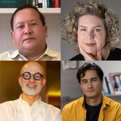 Weildler Guerra, Álex Quessep and Ruby Rumié in conversation with Toni Celia Weildler Guerra, Álex Quessep and Ruby Rumié in conversation with Toni Celia