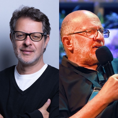 Mauricio Silva Guzmán and Daniel Samper Pizano in conversation with Andrea Guerrero Mauricio Silva Guzmán and Daniel Samper Pizano in conversation with Andrea Guerrero