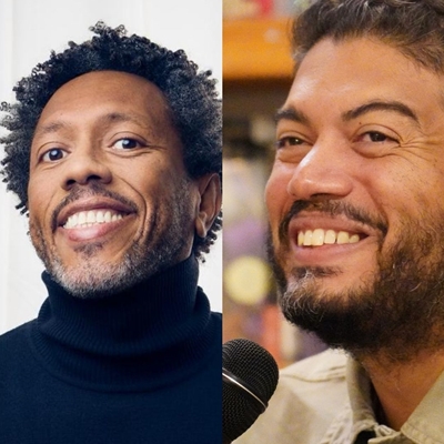 Jhon Narváez in conversation with Frank Báez Jhon Narváez in conversation with Frank Báez