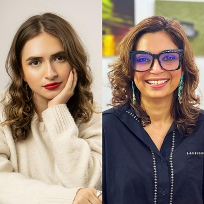 Lu Beccassino in conversation with Mercedes Posada Lu Beccassino in conversation with Mercedes Posada