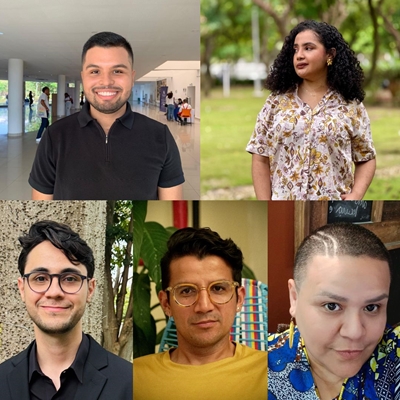 Omar Lubo, Lusdary Martínez y Piero Pradilla in conversation with Óscar Daniel Campo y Mar Ortega Omar Lubo, Lusdary Martínez y Piero Pradilla in conversation with Óscar Daniel Campo y Mar Ortega