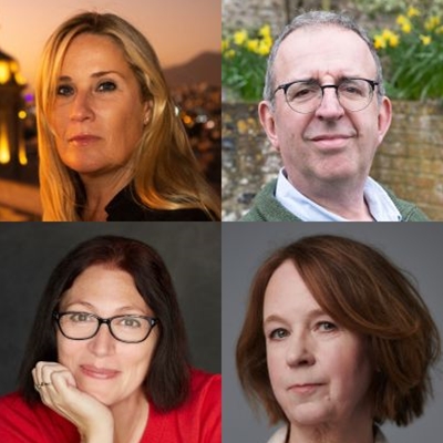 Richard Coles with Sarah Churchwell, Natalie Haynes and Vicki Pepperdine Richard Coles with Sarah Churchwell, Natalie Haynes and Vicki Pepperdine