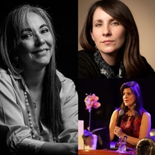 Fabiola Hablützel and María Larrea in conversation with Clara Elvira Ospina