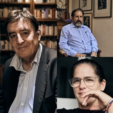 Luis García Montero and Alonso Ruiz Rosas in conversation with Verónica Ramírez