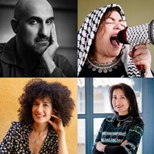 Randa Jarrar, Hari Kunzru and Karima Ziali in conversation with Karina Pacheco