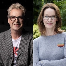 Julian Clary and Susie Dent