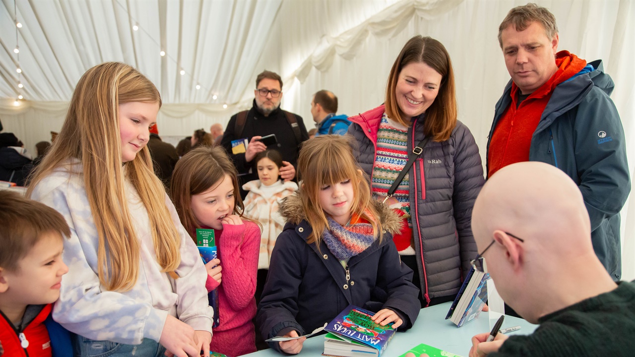 Matt Lucas book signing