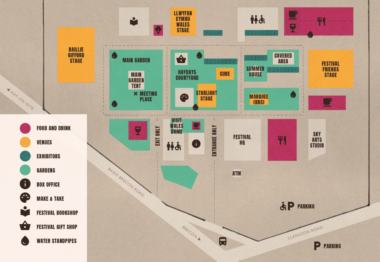 Hay Festival 2024 Map - Halie Kerrill